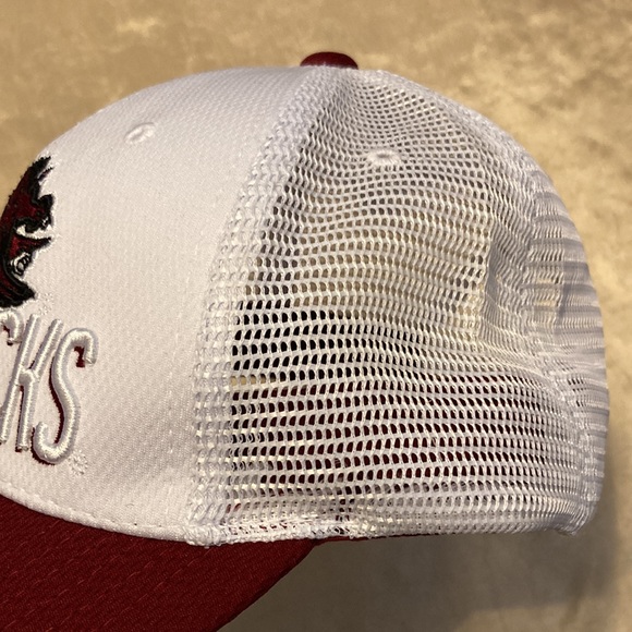 SC Gamecocks Snap Back Camo Trucker Hat - Picture 2 of 4